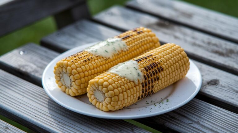 Charcoal Grilled Corn-On-The-Cob Recipe With Garlic Butter Mouth-Watering
