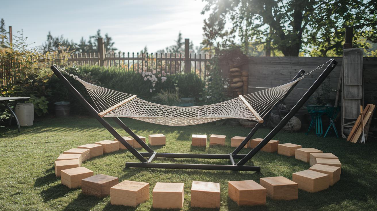 Essential Tools and Materials for Garden Hammock Setup on Uneven Ground.jpg
