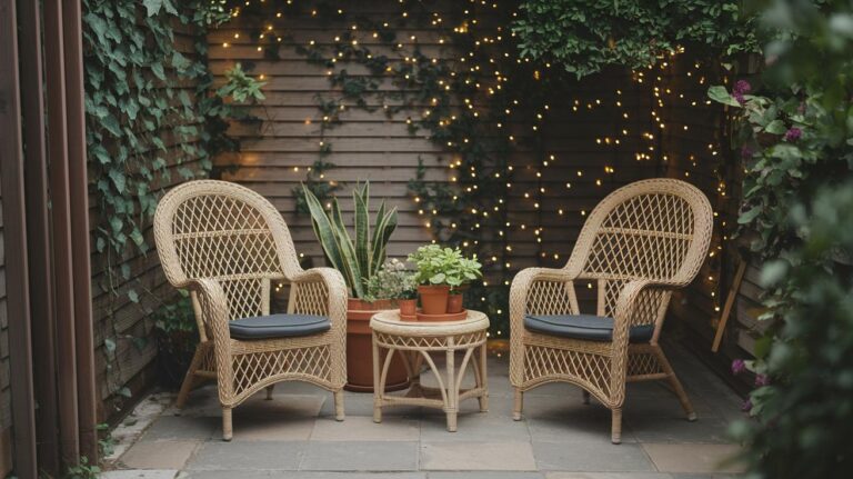 Patio Furniture Arrangement For Small Spaces: Charming Oasis