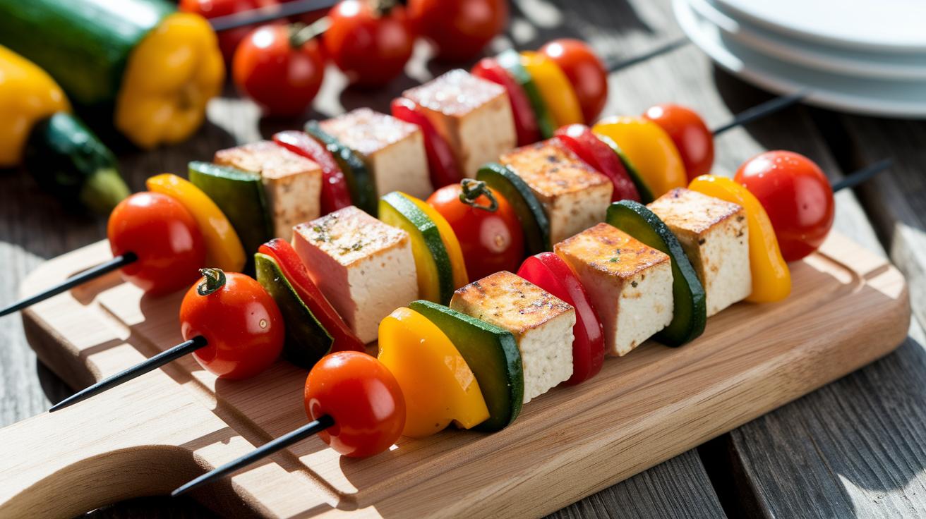 Essential Veggies and Plant Proteins for Grilled Vegetable Skewers.jpg