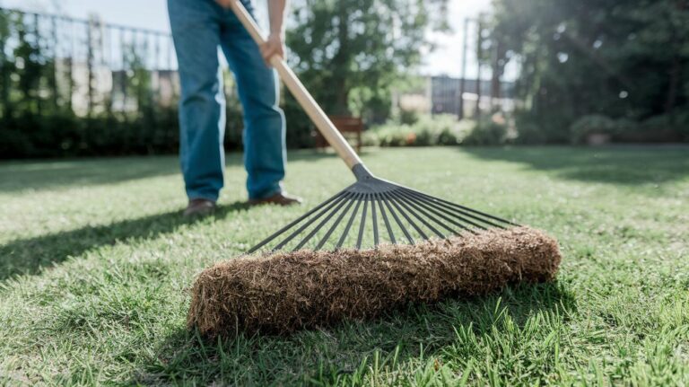 Managing Thatch Buildup Before Lawn Aeration Awesome Results