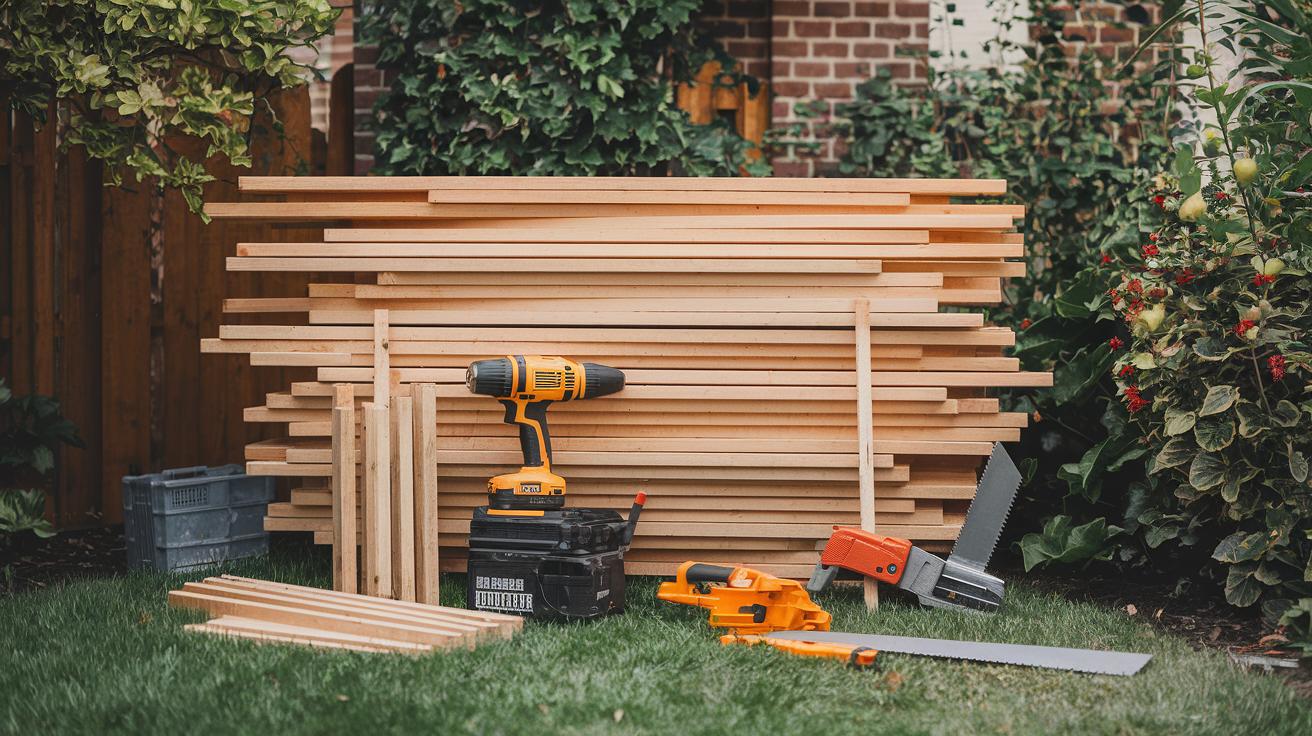 Materials  Tools for DIY Backyard Hammock Stand in the Garden.jpg