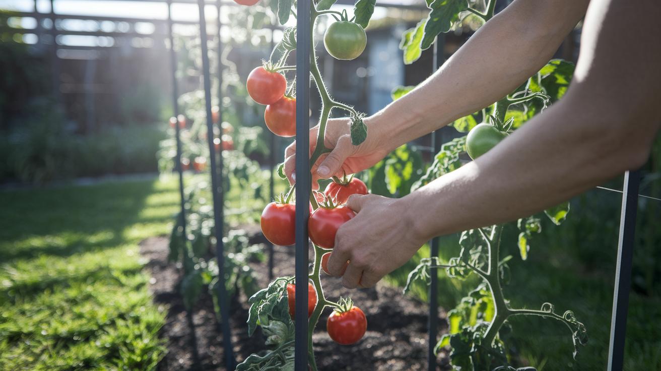 Pruning, Staking, and Support Techniques for Container Heirloom Tomatoes.jpg