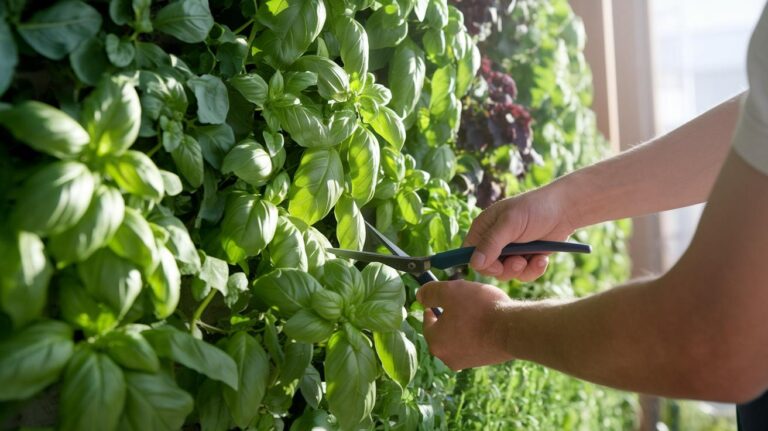 Pruning Techniques for Herbs in Vertical Gardens Simplified