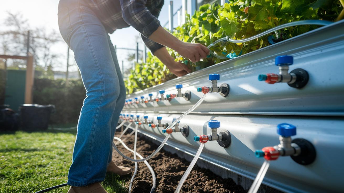 Setting Up Irrigation and Drainage in a Vertical Garden System.jpg