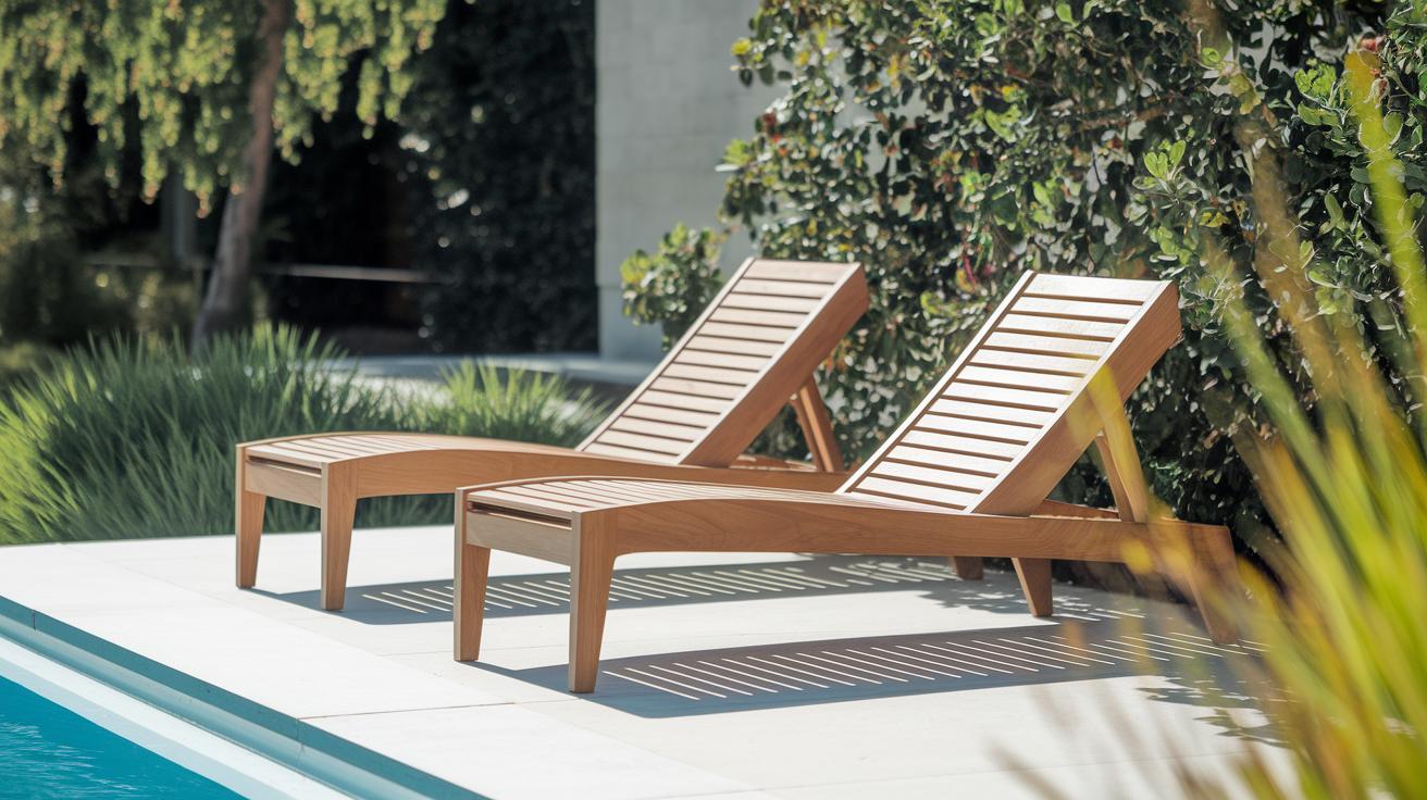 Teak Wood Lounge Chairs Weatherproof Natural Material.jpg